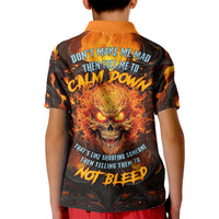 Don't Make Me Mad Kid Polo Shirt - Wonder Print Shop