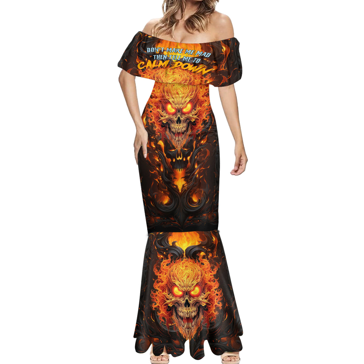 Don't Make Me Mad Mermaid Dress - Wonder Print Shop