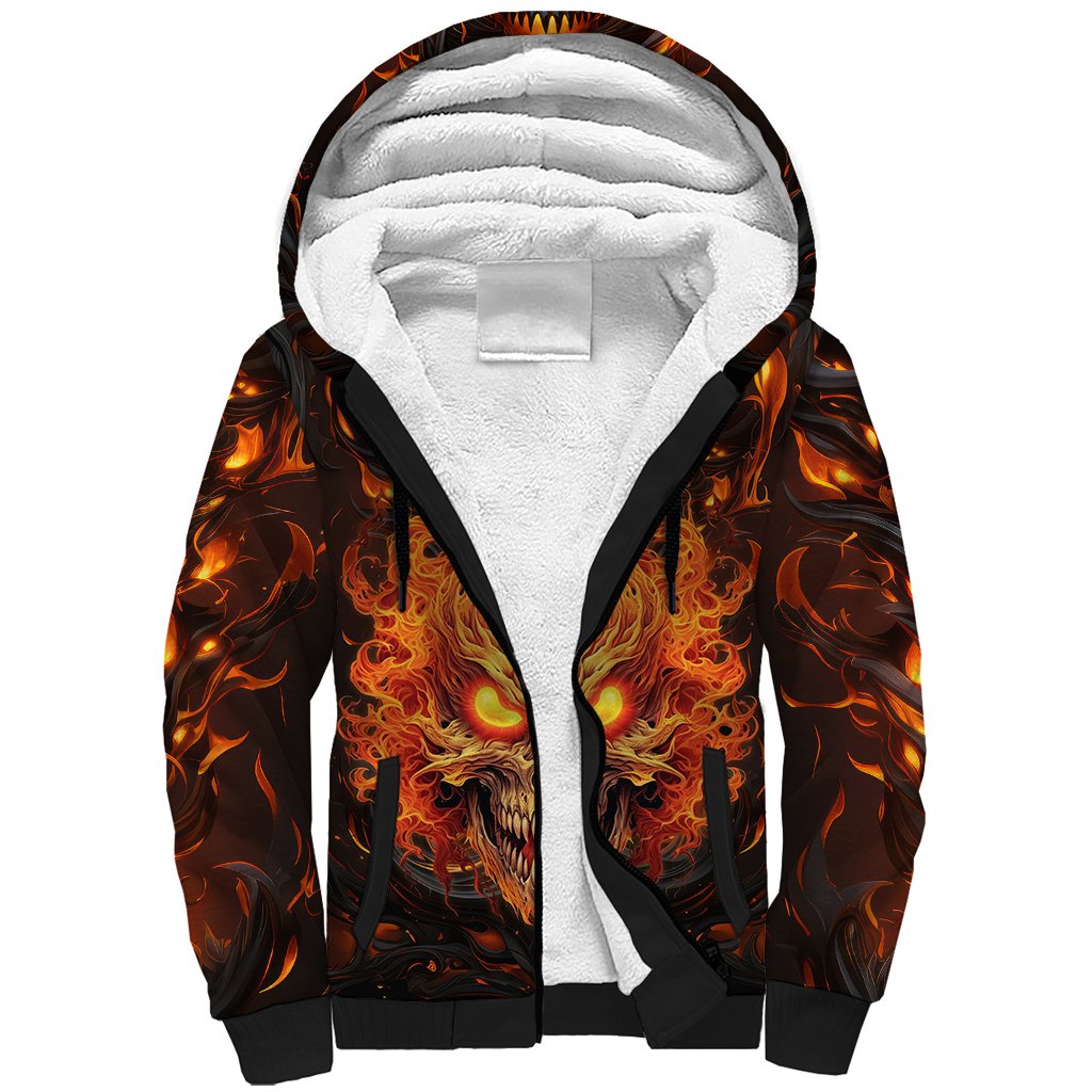Don't Make Me Mad Sherpa Hoodie - Wonder Print Shop