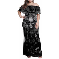 I'm Blunt Because God Rolled Me That Way Family Matching Off Shoulder Maxi Dress and Hawaiian Shirt - Wonder Print Shop