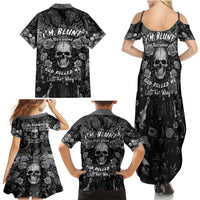 I'm Blunt Because God Rolled Me That Way Family Matching Summer Maxi Dress and Hawaiian Shirt - Wonder Print Shop