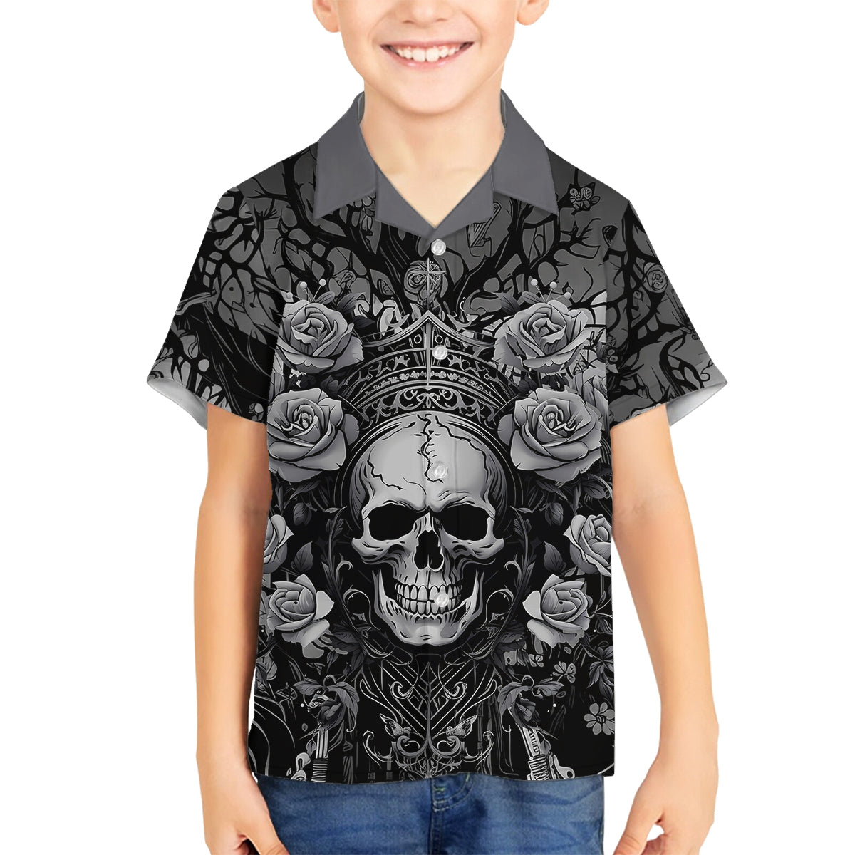 I'm Blunt Because God Rolled Me That Way Family Matching Tank Maxi Dress and Hawaiian Shirt - Wonder Print Shop