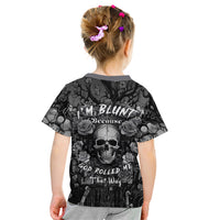 I'm Blunt Because God Rolled Me That Way Kid T Shirt - Wonder Print Shop