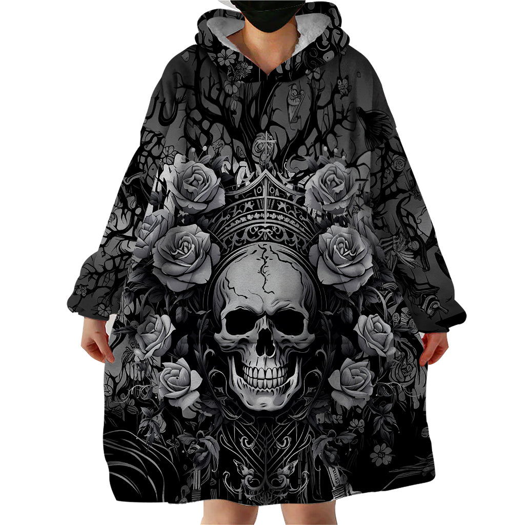 I'm Blunt Because God Rolled Me That Way Wearable Blanket Hoodie - Wonder Print Shop