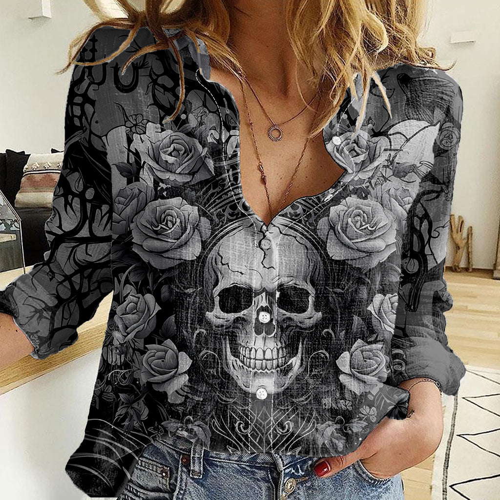 I'm Blunt Because God Rolled Me That Way Women Casual Shirt - Wonder Print Shop