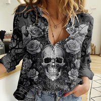 I'm Blunt Because God Rolled Me That Way Women Casual Shirt - Wonder Print Shop