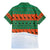 Giraffes Decorating Tree Gifts Family Matching Mermaid Dress and Hawaiian Shirt with Orange Green Holiday Pattern Design - Wonder Print Shop