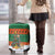 Giraffes Decorating Tree Gifts Luggage Cover with Orange Green Holiday Pattern Design - Wonder Print Shop