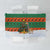 Giraffes Decorating Tree Gifts Tablecloth with Orange Green Holiday Pattern Design - Wonder Print Shop