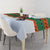Giraffes Decorating Tree Gifts Tablecloth with Orange Green Holiday Pattern Design - Wonder Print Shop