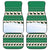 Llama Decorating Tree in Santa Hat Car Mats with Green Gift Pattern Design - Wonder Print Shop