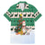 Llama Decorating Tree in Santa Hat Family Matching Mermaid Dress and Hawaiian Shirt with Green Gift Pattern Design - Wonder Print Shop