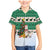 Llama Decorating Tree in Santa Hat Family Matching Mermaid Dress and Hawaiian Shirt with Green Gift Pattern Design - Wonder Print Shop