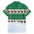 Llama Decorating Tree in Santa Hat Family Matching Tank Maxi Dress and Hawaiian Shirt with Green Gift Pattern Design - Wonder Print Shop