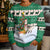 Llama Decorating Tree in Santa Hat Kid Ugly Christmas Sweater with Green Gift Pattern Design - Wonder Print Shop