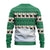 Llama Decorating Tree in Santa Hat Ugly Christmas Sweater with Green Gift Pattern Design - Wonder Print Shop