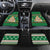 Corgi Dog Lights Corgi Bells Corgi All the Way Car Mats wirh Green Snowflake Pattern Design - Wonder Print Shop