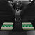 Corgi Dog Lights Corgi Bells Corgi All the Way Car Mats wirh Green Snowflake Pattern Design - Wonder Print Shop