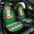 Corgi Dog Lights Corgi Bells Corgi All the Way Car Seat Cover wirh Green Snowflake Pattern Design - Wonder Print Shop