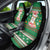 Corgi Dog Lights Corgi Bells Corgi All the Way Car Seat Cover wirh Green Snowflake Pattern Design - Wonder Print Shop