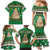 Corgi Dog Lights Corgi Bells Corgi All the Way Family Matching Mermaid Dress and Hawaiian Shirt wirh Green Snowflake Pattern Design - Wonder Print Shop