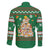 Corgi Dog Lights Corgi Bells Corgi All the Way Family Matching Mermaid Dress and Hawaiian Shirt wirh Green Snowflake Pattern Design - Wonder Print Shop