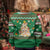 Corgi Dog Lights Corgi Bells Corgi All the Way Kid Ugly Christmas Sweater wirh Green Snowflake Pattern Design - Wonder Print Shop