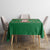 Corgi Dog Lights Corgi Bells Corgi All the Way Tablecloth wirh Green Snowflake Pattern Design - Wonder Print Shop