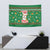 Corgi Dog Lights Corgi Bells Corgi All the Way Tapestry wirh Green Snowflake Pattern Design - Wonder Print Shop