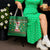 Corgi Dog Lights Corgi Bells Corgi All the Way Tote Bag wirh Green Snowflake Pattern Design - Wonder Print Shop