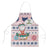 Cat I Do It For Donuts Christmas Apron Xmas Holiday Patterns - Wonder Print Shop