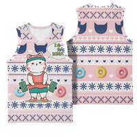 Cat I Do It For Donuts Christmas Basketball Jersey Xmas Holiday Patterns - Wonder Print Shop