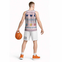 Cat I Do It For Donuts Christmas Basketball Jersey Xmas Holiday Patterns - Wonder Print Shop