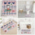 Cat I Do It For Donuts Christmas Bathroom Set Xmas Holiday Patterns - Wonder Print Shop