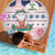 Cat I Do It For Donuts Christmas Beach Blanket Xmas Holiday Patterns - Wonder Print Shop
