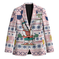 Cat I Do It For Donuts Christmas Blazer Xmas Holiday Patterns - Wonder Print Shop