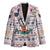 Cat I Do It For Donuts Christmas Blazer Xmas Holiday Patterns - Wonder Print Shop