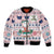Cat I Do It For Donuts Christmas Bomber Jacket Xmas Holiday Patterns - Wonder Print Shop