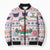 Cat I Do It For Donuts Christmas Bomber Puffer Jacket Xmas Holiday Patterns - Wonder Print Shop