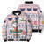 Cat I Do It For Donuts Christmas Bomber Puffer Jacket Xmas Holiday Patterns - Wonder Print Shop