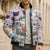 Cat I Do It For Donuts Christmas Bomber Puffer Jacket Xmas Holiday Patterns - Wonder Print Shop