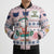 Cat I Do It For Donuts Christmas Bomber Puffer Jacket Xmas Holiday Patterns - Wonder Print Shop