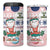 Cat I Do It For Donuts Christmas 4 in 1 Can Cooler Tumbler Xmas Holiday Patterns - Wonder Print Shop