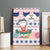 Cat I Do It For Donuts Christmas Canvas Wall Art Xmas Holiday Patterns - Wonder Print Shop