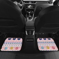 Cat I Do It For Donuts Christmas Car Mats Xmas Holiday Patterns - Wonder Print Shop