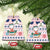 Cat I Do It For Donuts Christmas Ceramic Ornament Xmas Holiday Patterns - Wonder Print Shop