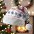 Cat I Do It For Donuts Christmas Santa Hat Xmas Holiday Patterns - Wonder Print Shop