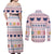 Cat I Do It For Donuts Christmas Couples Matching Off Shoulder Maxi Dress and Long Sleeve Button Shirt Xmas Holiday Patterns - Wonder Print Shop