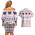 Cat I Do It For Donuts Christmas Couples Matching Off Shoulder Short Dress and Hawaiian Shirt Xmas Holiday Patterns - Wonder Print Shop