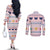 Cat I Do It For Donuts Christmas Couples Matching Off The Shoulder Long Sleeve Dress and Long Sleeve Button Shirt Xmas Holiday Patterns - Wonder Print Shop